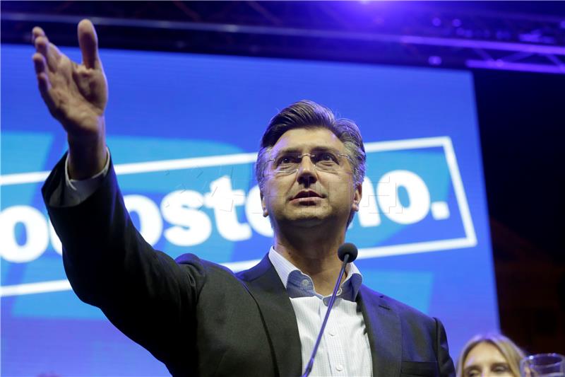 HDZ chief says there will be no political experiements after Sunday election