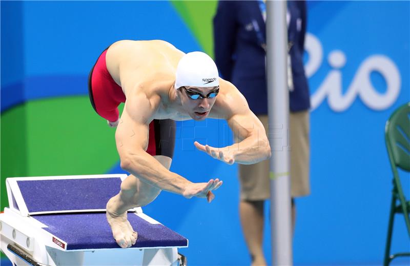 POI RIO2016: Kristijan Vincetić šesti na 400 metara slobodno