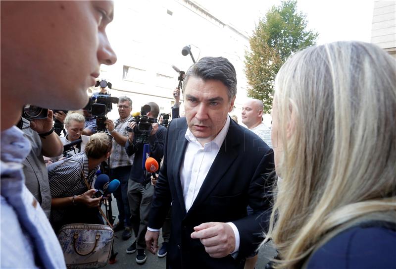 Milanovic says is awaiting election returns more relaxed than ever