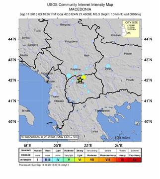 FYROM EARTHQUAKE