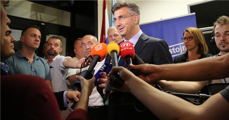 IZBORI 2016. Plenković: U 17 sati razgovori između HDZ-a i Mosta