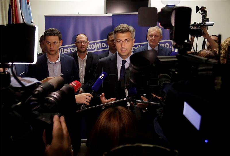 Plenkovic expects stable government with clear agenda