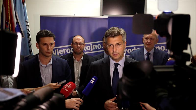 Plenkovic and Petrov satisfied with first round of talks