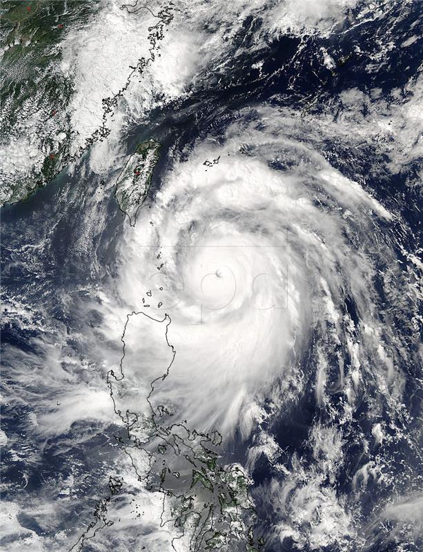 SPACE TAIWAN TYPHOON MERANTI