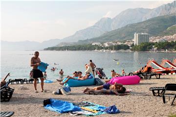 Turisti u Makarskoj