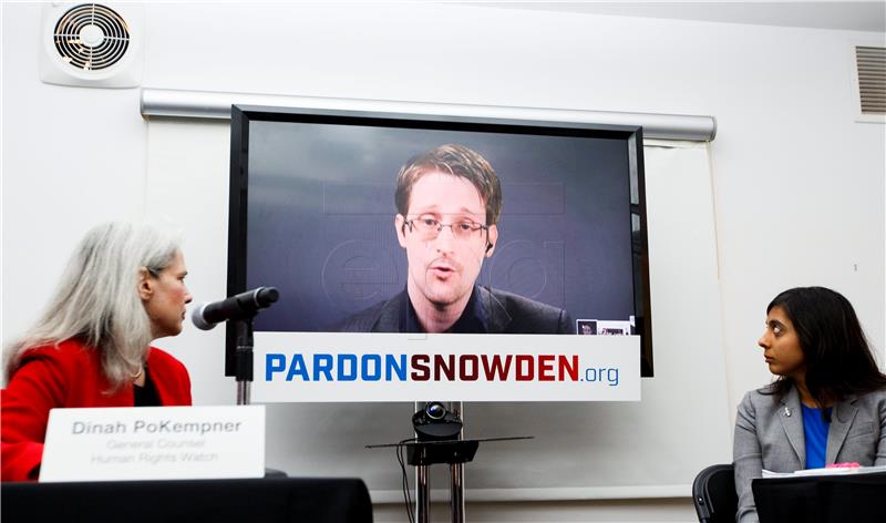 USA NEW YORK SNOWDEN PRESS CONFERENCE