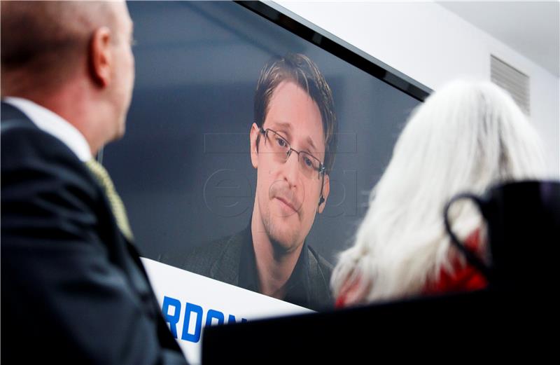 USA NEW YORK SNOWDEN PRESS CONFERENCE