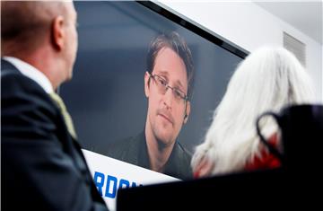 USA NEW YORK SNOWDEN PRESS CONFERENCE