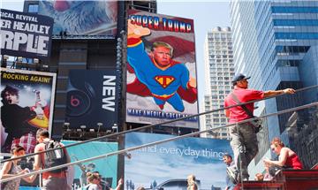 USA NEW YORK TRUMP BILLBOARD