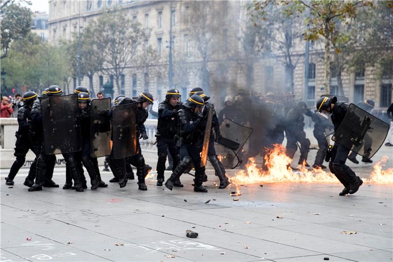 FRANCE LABOUR LAW PROTEST