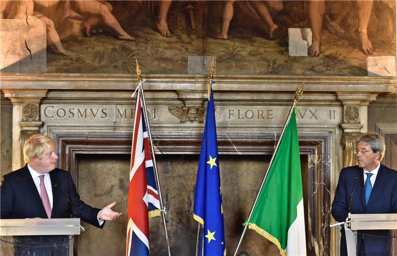 ITALY BRITAIN DIPLOMACY