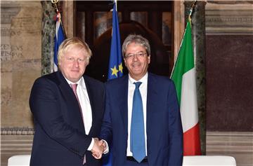 ITALY BRITAIN DIPLOMACY