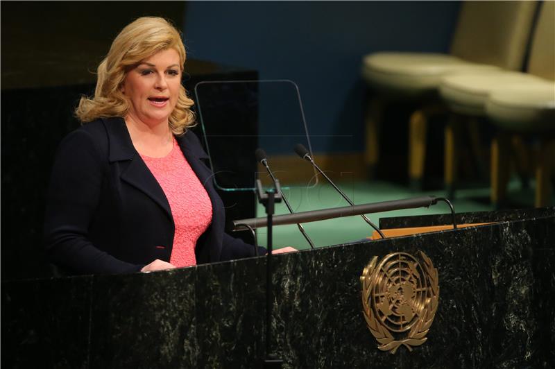 Croatian president to attend 71st session of UN General Assembly next week