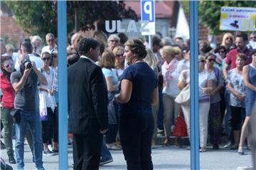 Miran prosvjed Sindikata hrvatskih učitelja