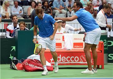 Davis Cup: Ćorić - Gasquet