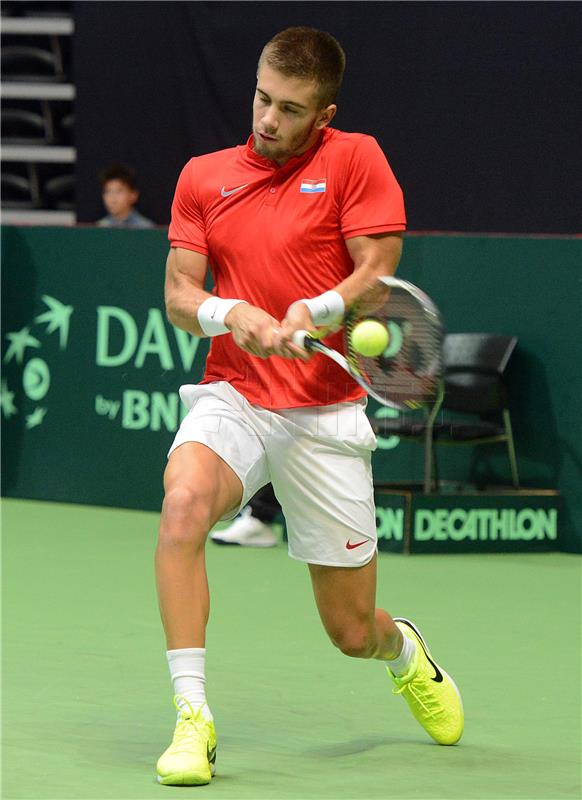 Davis Cup: Ćorić - Gasquet