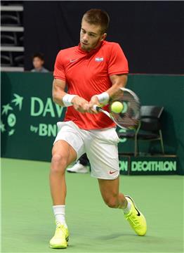 Davis Cup: Ćorić - Gasquet