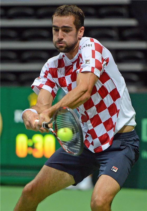 Davis Cup: Čilić - Pouille