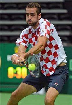 Davis Cup: Čilić - Pouille