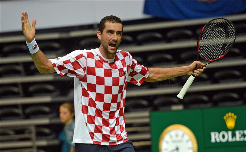 Davis Cup: Čilić - Pouille