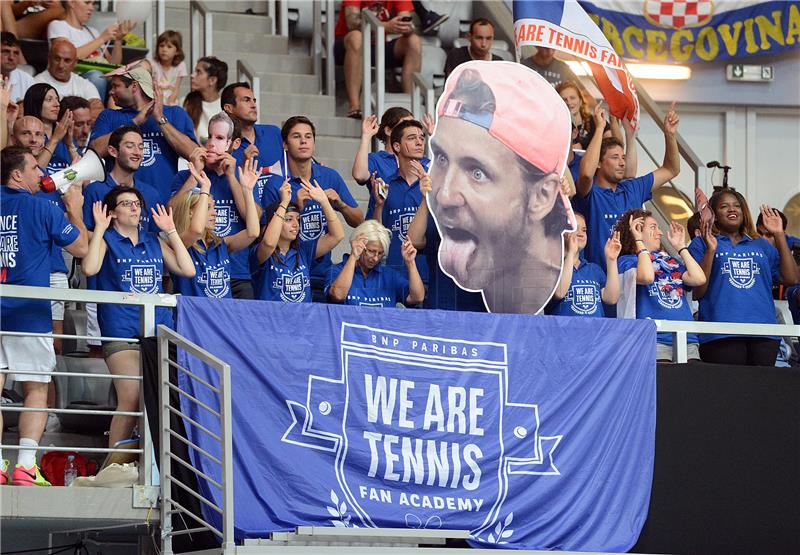 Davis Cup: Čilić - Pouille