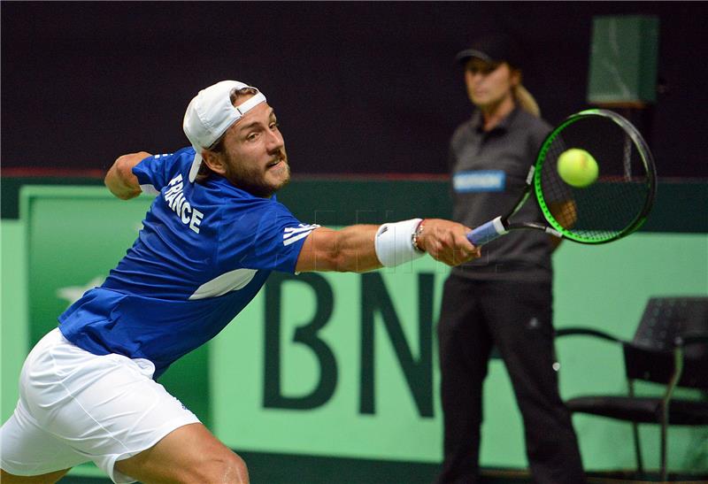 Davis Cup: Čilić - Pouille