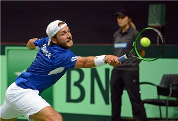 Davis Cup: Čilić - Pouille