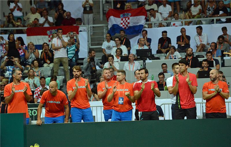 Davis Cup: Čilić - Pouille