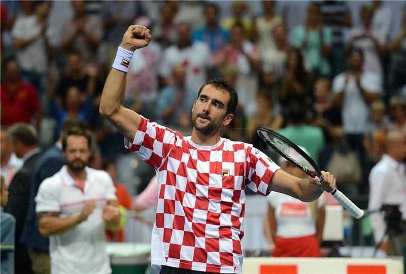 Davis Cup: Čilić - Pouille