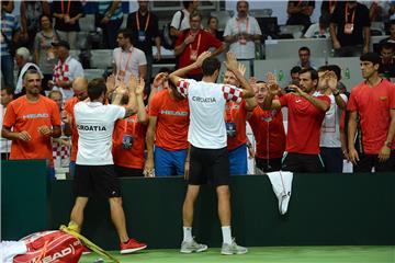 Davis Cup: Čilić - Pouille