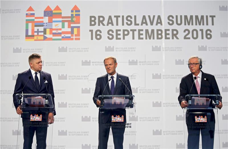 SLOVAKIA EU BRATISLAVA SUMMIT