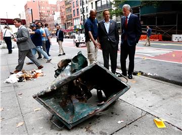 USA NEW YORK EXPLOSION AFTERMATH