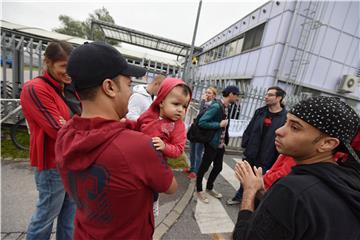 Prosvjed izbjeglica u ljubljanskom domu za azilante