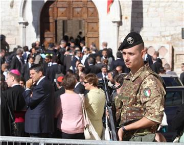 ITALY RELIGION POPE ASSISI VISIT