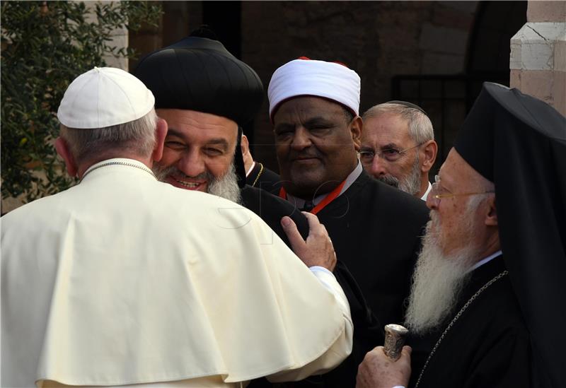 ITALY RELIGION POPE ASSISI VISIT