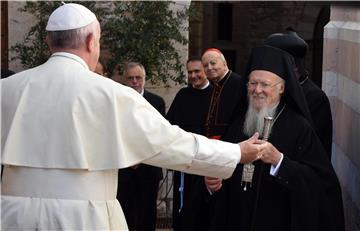 ITALY RELIGION POPE ASSISI VISIT