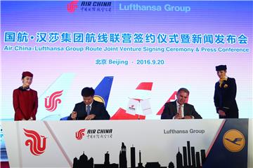 CHINA BUSINESS LUFTHANSA AIR CHINA