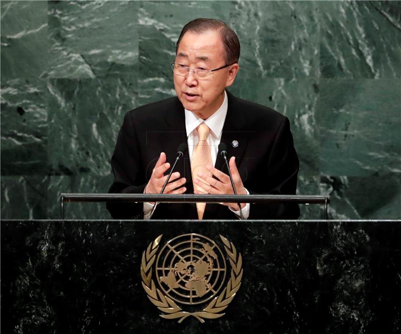 Ban Ki-moon otvorio Opću skupštinu UN-a pozivom na okončanje rata u Siriji