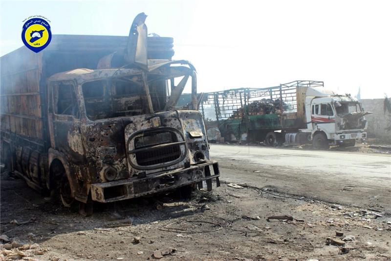 SYRIA ALEPPO RED CROSS CRESCENT AID CONVOY