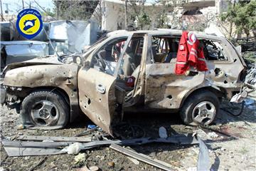 SYRIA ALEPPO RED CROSS CRESCENT AID CONVOY