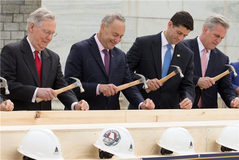 USA PRESIDENTIAL INAUGURATION FIRST NAIL CEREMONY