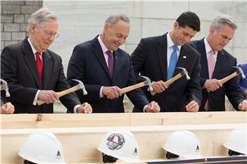 USA PRESIDENTIAL INAUGURATION FIRST NAIL CEREMONY