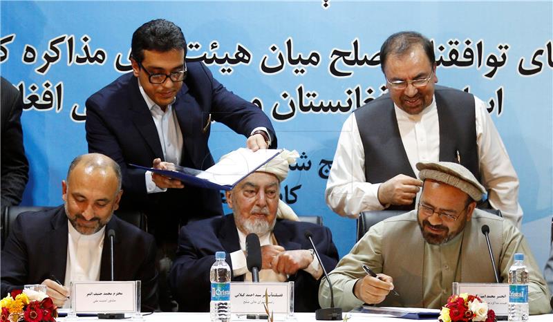 AFGHANISTAN HIZB E ISLAMI PEACE AGREEMENT