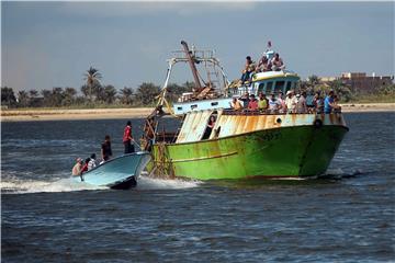 EGYPT ROSETTA BOAT MIGRANTS