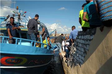 EGYPT ROSETTA BOAT MIGRANTS