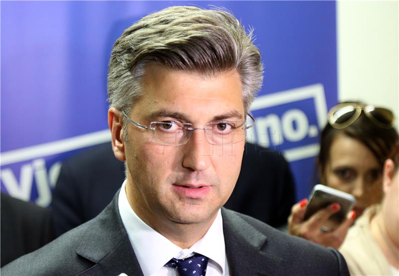 Plenkovic says his first visit abroad as PM will be to Sarajevo