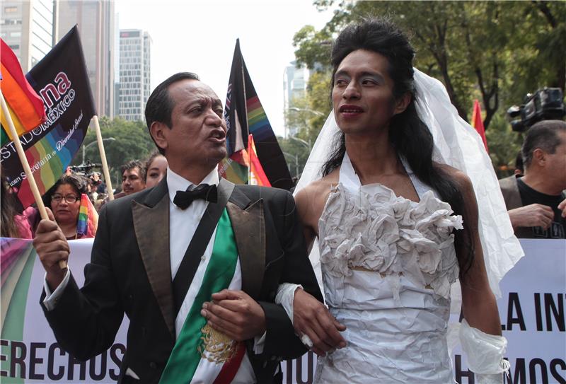 MEXICO SAME SEX MARRIAGE PROTEST