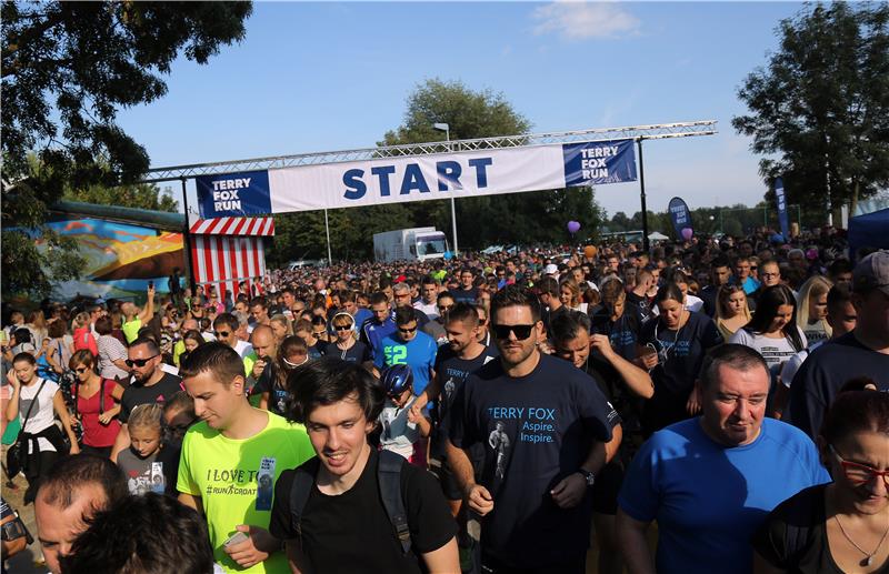 Zagreb: Održana humanitarna utrka Terry Fox Run