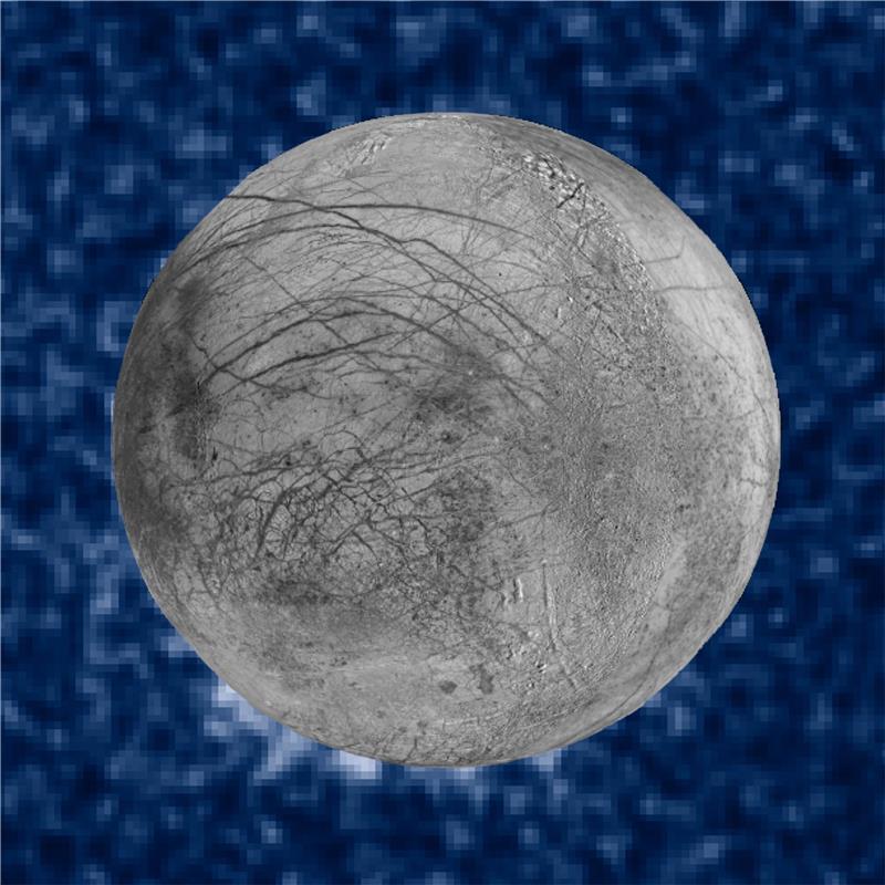 SPACE NATURE JUPITER EUROPA MOON