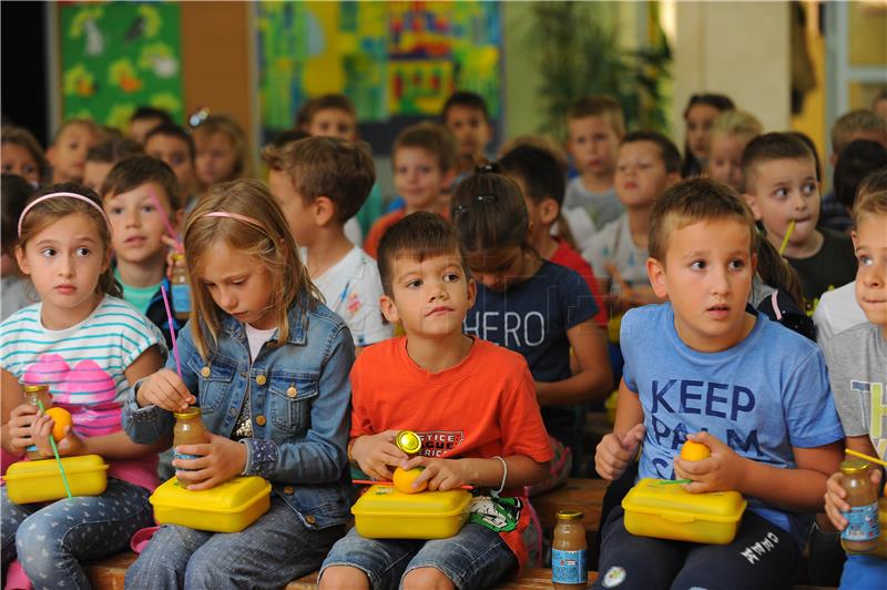 Splitski prvašići u slast pojeli eko doručke